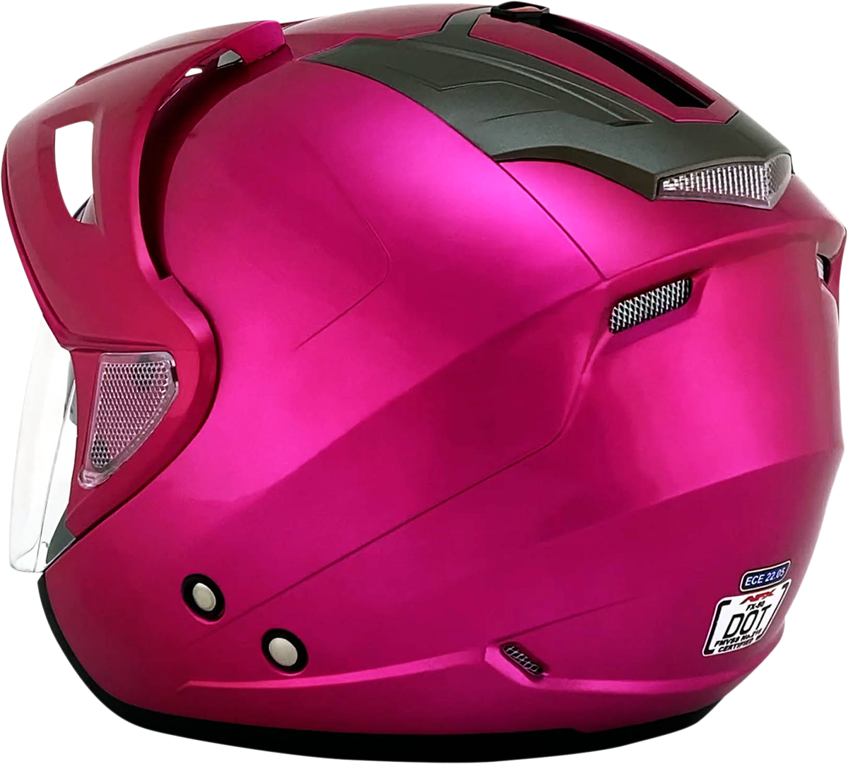 Bill's Exhausts AFX FX-50 helmet in fuchsia, XS size, featuring a sleek design and secure fit for motorcycle safety.