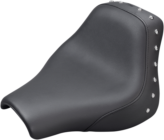 SADDLEMEN Seat - Renegade Solo - Black - Studded 818-28-001