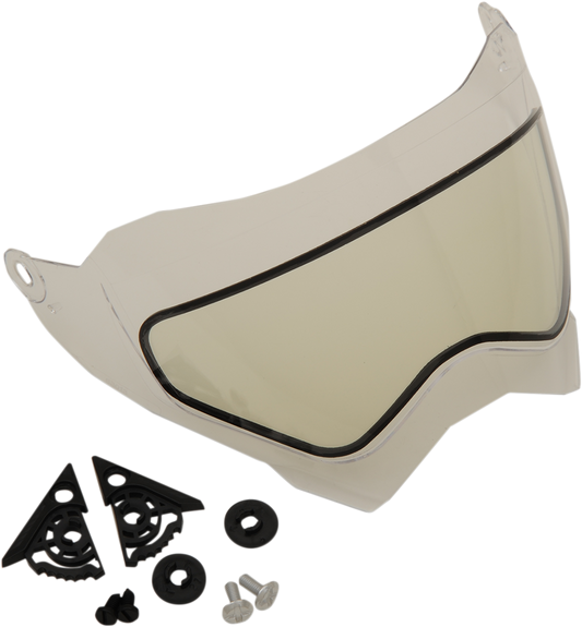 Bill's Exhausts AFX FX-41DS helmet with clear dual lens shield, featuring a streamlined helmet design and secure fit.