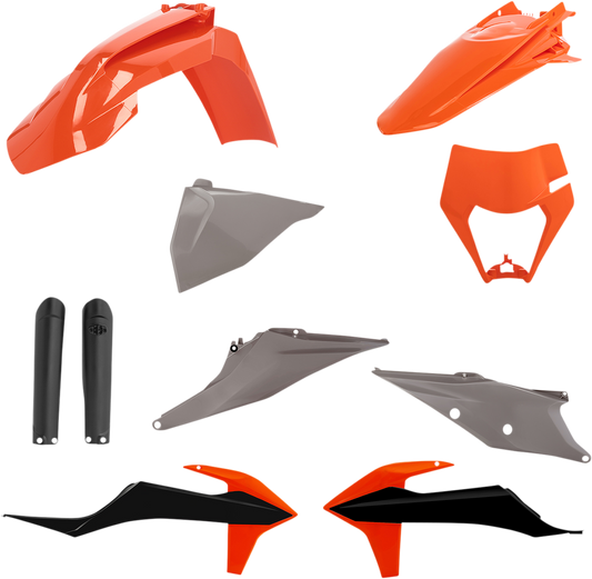 ACERBIS Full Replacement Body Kit - OEM Orange/Black/Gray 2791547118 - Howling Moto