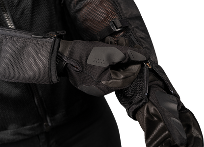 Bill's Exhausts ICON Women's Mesh AF Jacket in Stealth color, XS, featuring breathable mesh material and stylish design.