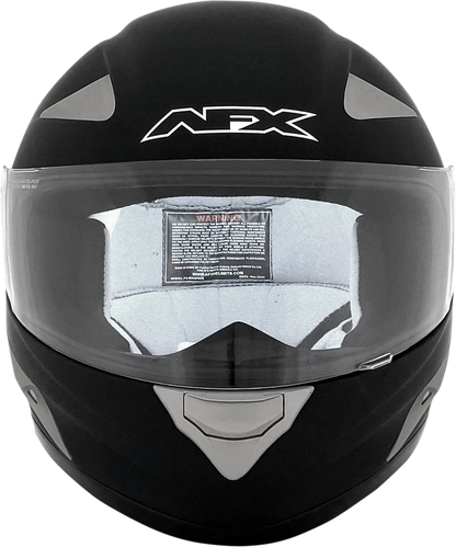 Black AFX FX-Magnus helmet in flat black color, 3XL size, featuring a sleek helmet design with matte finish and modern style.