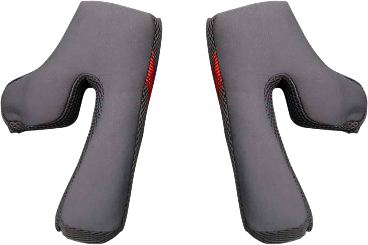 AFX FX-14 Cheek Pads in medium size for helmets, branded by Bill's Exhausts, shown in black with padding and cover.