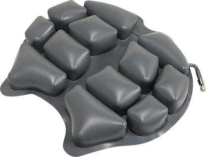 Black Wild Ass Cushion air seat saddle for engine by Bill's Exhausts, classic saddle style with ergonomic design.