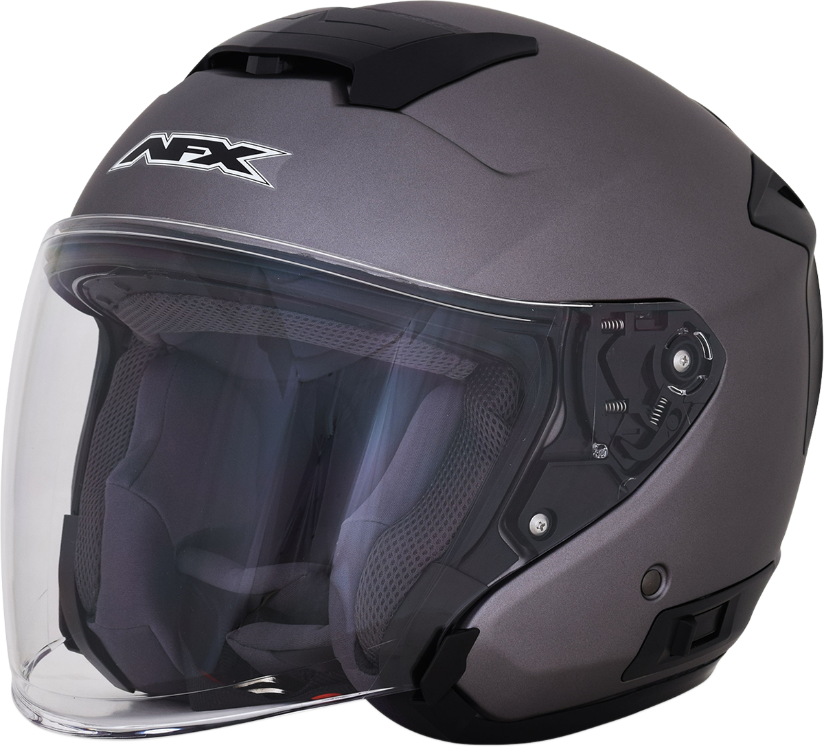 Bill's Exhausts AFX FX-60 helmet in frost gray, small size, featuring a sleek design and protective visor.