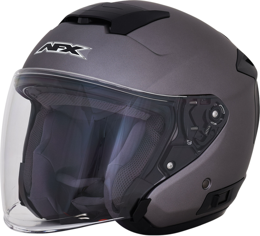 Bill's Exhausts AFX FX-60 helmet in frost gray, small size, featuring a sleek design and protective visor.