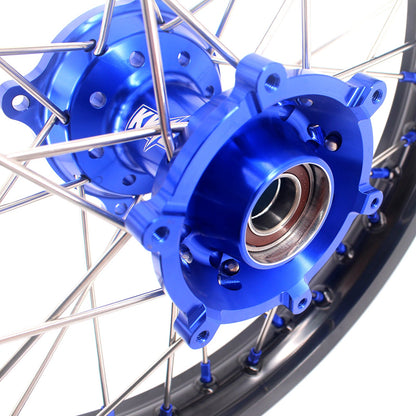 KKE 19 & 16 CNC Hub Kid's Big Wheels Rims For KTM SX85 2021-2024 Husqvarna TC85 2021-2024 - Howling Moto