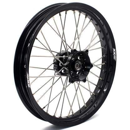 KKE 2.5*19 & 4.25*17 Cush Drive Supermoto Wheels for SUZUKI Dr650se 1996-2021 Black