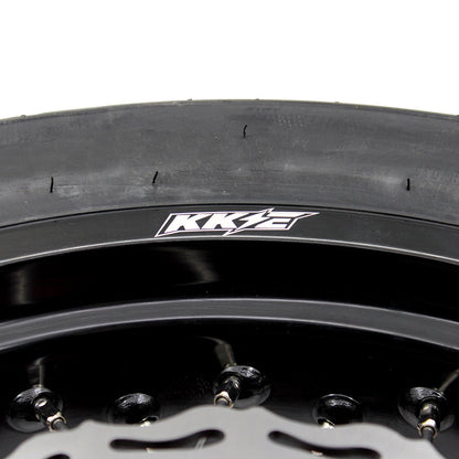 KKE 17 Inch Supermoto Wheels Tires for SUZUKI RMZ250 2007-2024 RMZ450 2005-2024 - Howling Moto