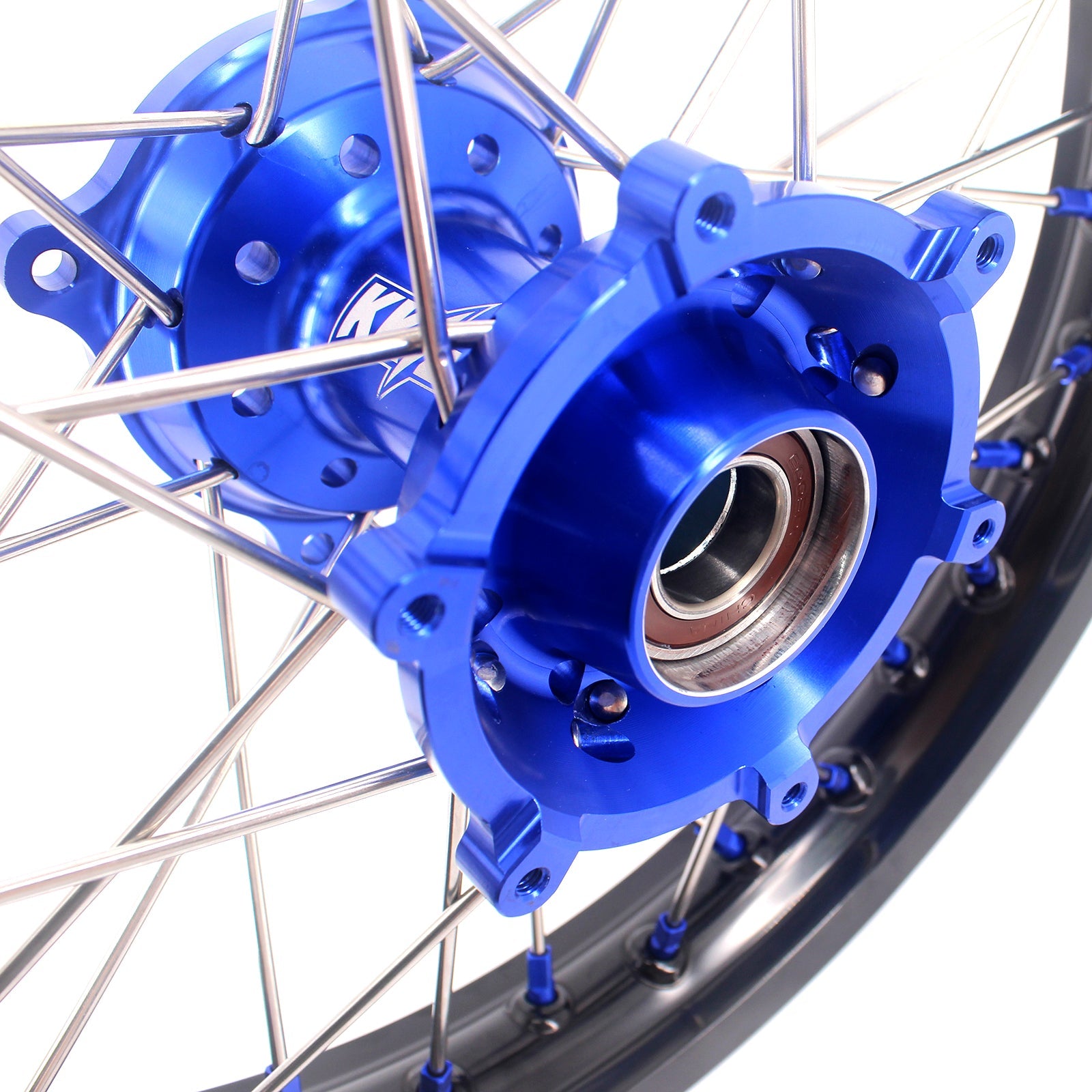 KKE 17 & 14 CNC Hub Kid's Big Wheels Rims For KTM SX85 2021-2024 Husqvarna TC85 2021-2024 - Howling Moto