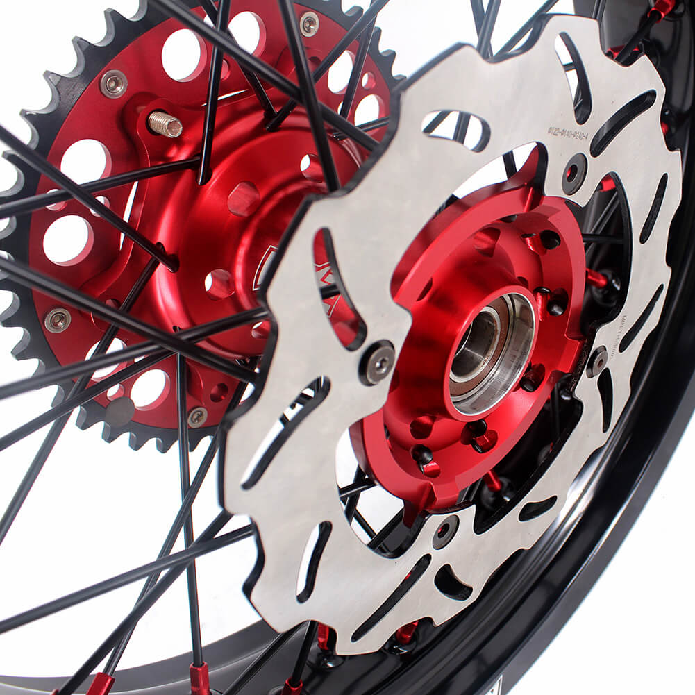 KKE 17 Inch Supermoto Wheels Fit for Honda CRF450L 2019-2021 CRF250R CRF450R 2024 - Howling Moto