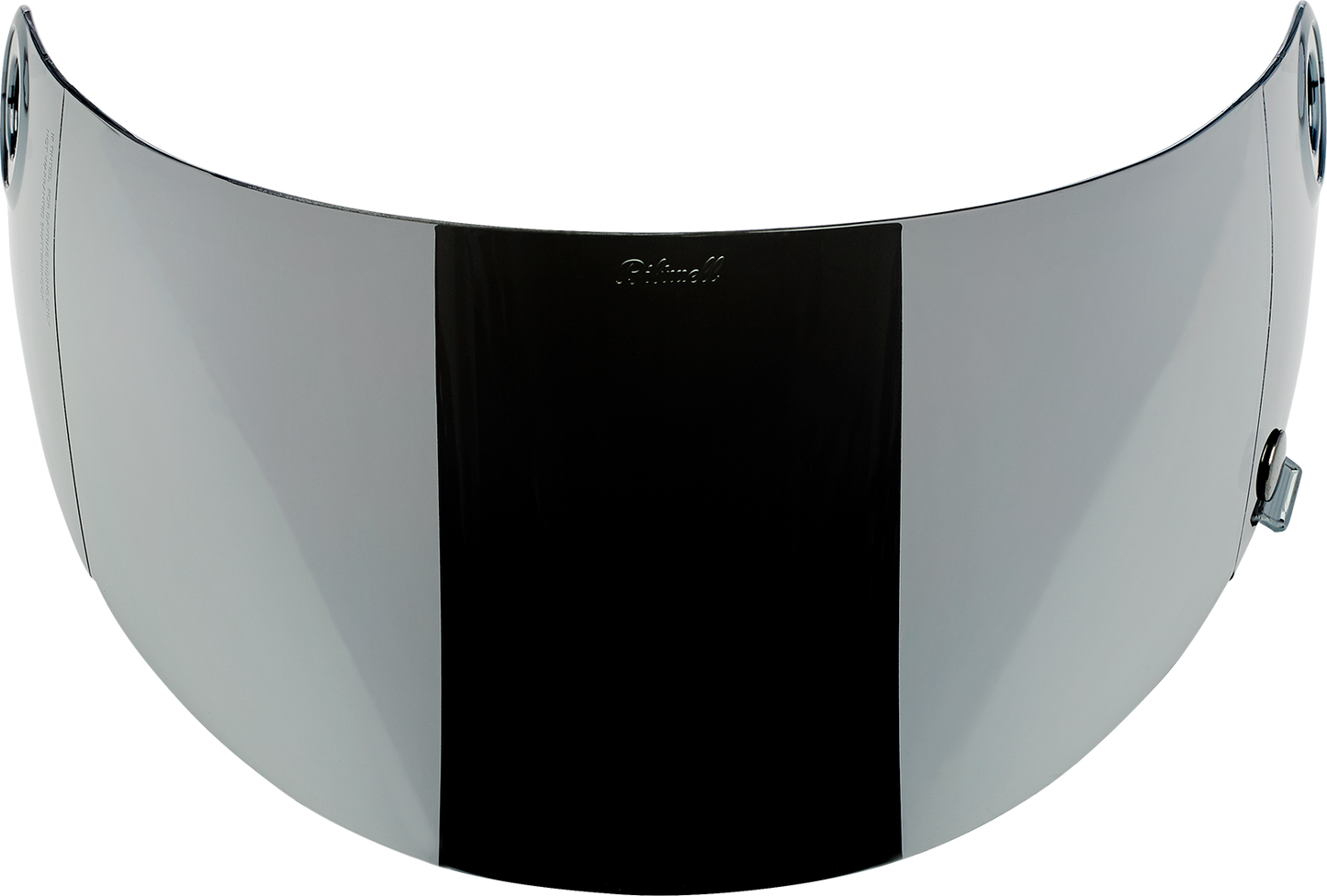 Chrome mirror shield for BILTWELL Gringo S Gen 2 helmet, motorcycle helmet parts, designed by Bill's Exhausts.