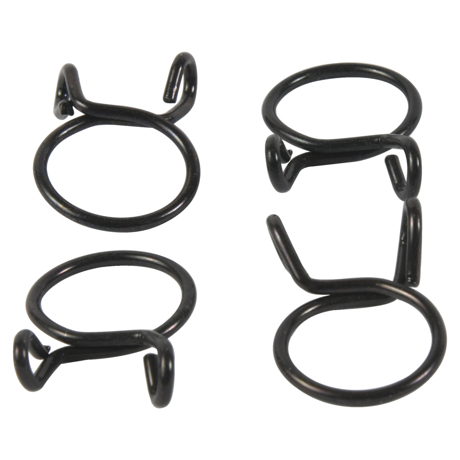 ALL BALLS Hose Clamp Refill Kit 4-Pack with durable metal clamps for secure hose fastening and reliable performance.