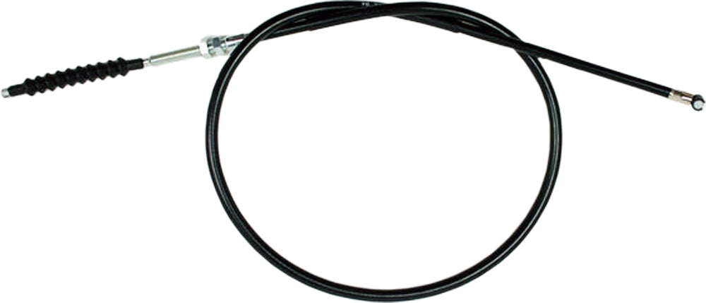 Black vinyl clutch cable by MOTION PRO, part #02-0219, with visible cable ends and protective sheathing.