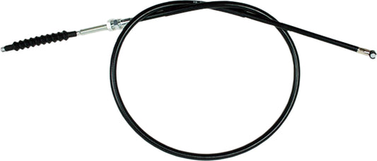 Black vinyl clutch cable by MOTION PRO, part #02-0219, with visible cable ends and protective sheathing.