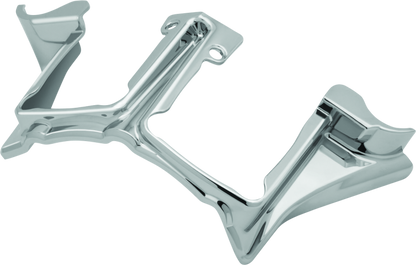 Kuryakyn Precision Tappet Block Accent for Milwaukee-8 Engines with chrome finish, designed for 2017 and later Harley-Davidson motorcycles.