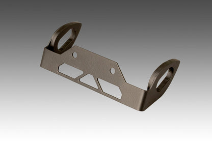 YOSHIMURA V2 Fender Eliminator Kit for Honda motorcycle, showing sleek black plastic and mounting hardware components.