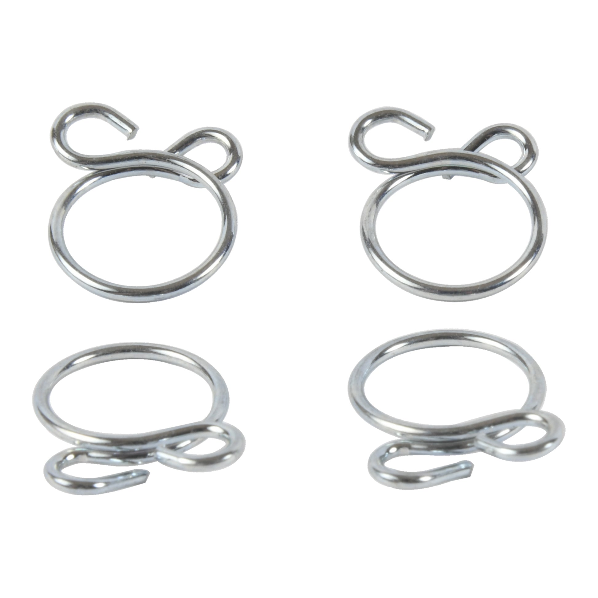 All Balls Hose Clamps Refill Kit with four durable, reliable clamps for universal use, shown in a close-up image.