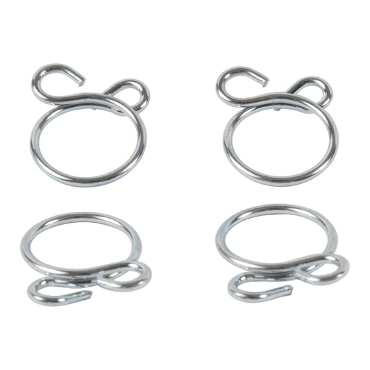 All Balls Hose Clamps Refill Kit with four durable, reliable clamps for universal use, shown in a close-up image.