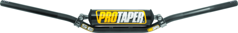 Black ProTaper SE Carmichael handlebar for motocross bikes, showcasing the durable, lightweight aluminum construction.