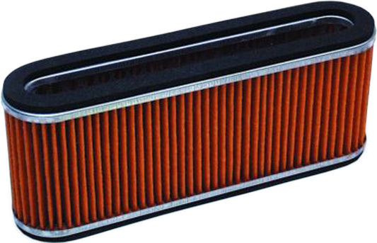 HIFLOFILTRO HFA4701 air filter for high performance engines, showing the clean, cylindrical filter element with brand marking.