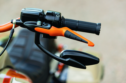 Black Kuryakyn ISO Levers for Harley Davidson Touring models 2017-2020, featuring ergonomic design and high-quality construction.