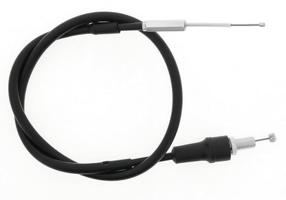 QuadBoss throttle cable for Yamaha YFM660 Grizzly, showing durable black cable with metal fittings for power sports ATV.