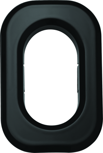 Kuryakyn antenna hole accent for Harley Davidson Street Glide and Road Glide models, black decorative motorcycle accessory