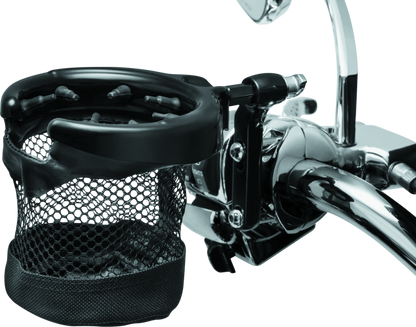 Kuryakyn, Kuryakyn Drink Holder Mesh Basket with Perch Mount for Powersports Vehicles