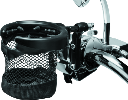 Kuryakyn, Kuryakyn Drink Holder Mesh Basket with Perch Mount for Powersports Vehicles