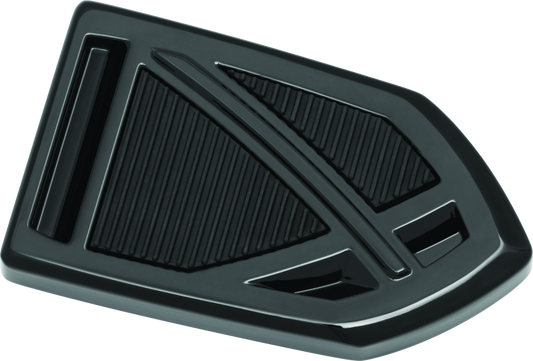 Kuryakyn Phantom Brake Pedal Pad in black for Harley Davidson FL Touring models, showing the textured rubber surface.