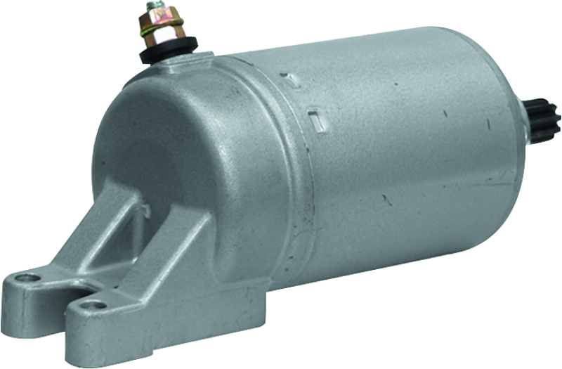 QuadBoss 495268 engine starter for Can-Am Traxter 500 and John Deere Buck 500 (2004-2006) ATV, showing the replacement starter unit.