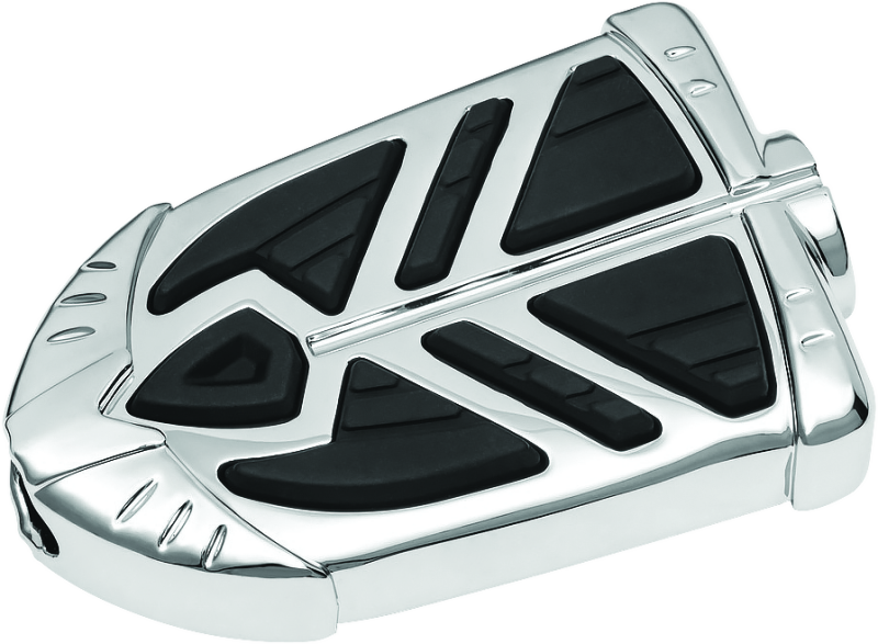 Kuryakyn Spear Shift and Brake Pegs for Indian Motorcycles in chrome, featuring sleek, pointed design for custom motorcycle styling.