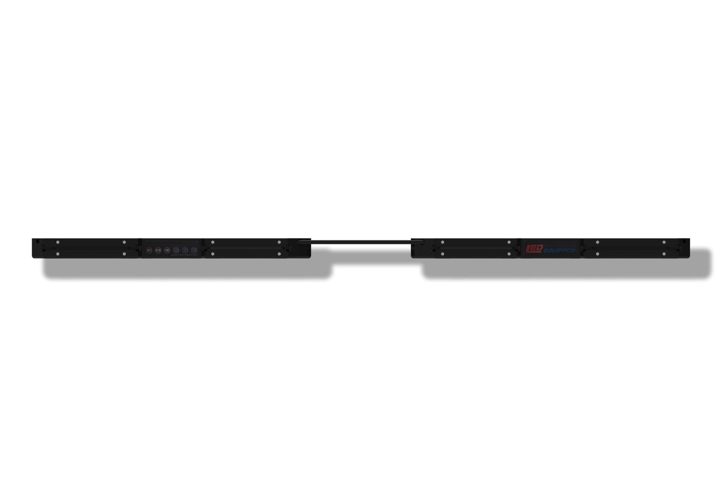 Interior Visor 3 Led Light bar - Howling Moto