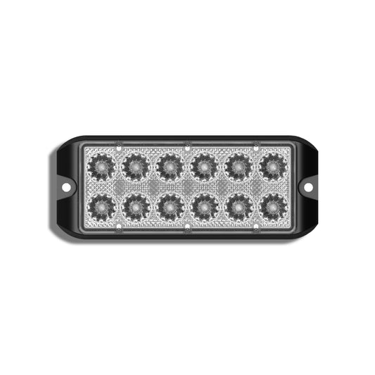 T12 TIR LED Surface Mount Warning Light Head - Howling Moto