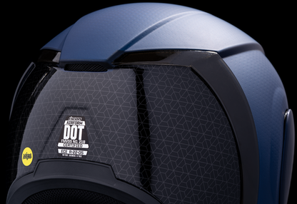 Blue ICON Airform™ MIPS® helmet in XL size with Counterstrike design, featuring a sleek aerodynamic shape and adjustable straps.
