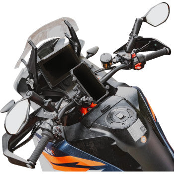 RAM MOUNTS Tough-Mirror™ - Side View - Oval - Black - Left/Right with Ball RAM-B-465RL - Howling Moto
