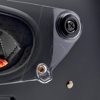 Black BILTWELL Gringo SV helmet in large size, featuring a sleek flat black finish and sturdy construction.