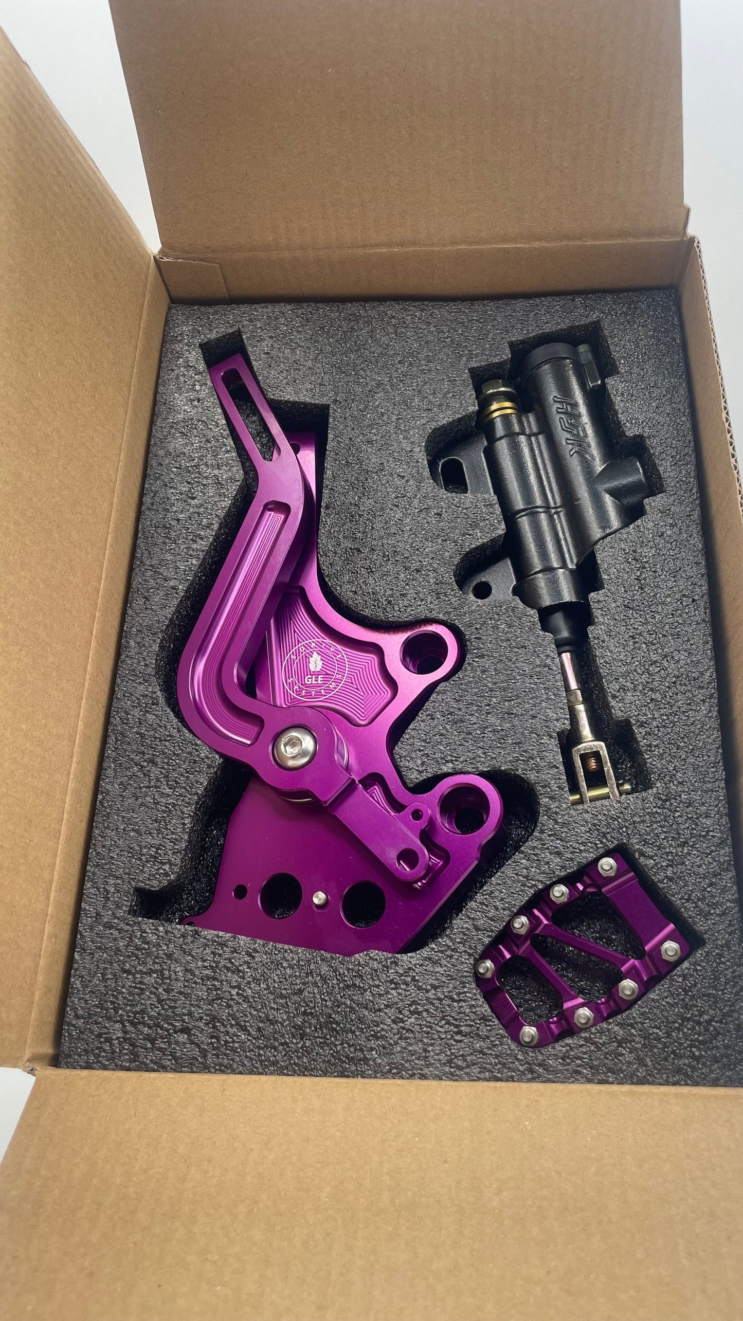 Talaria Mx3 & Mx4 Hydraulic Foot Brake made of Highest Quality 7075 Aluminum and Steel - Howling Moto