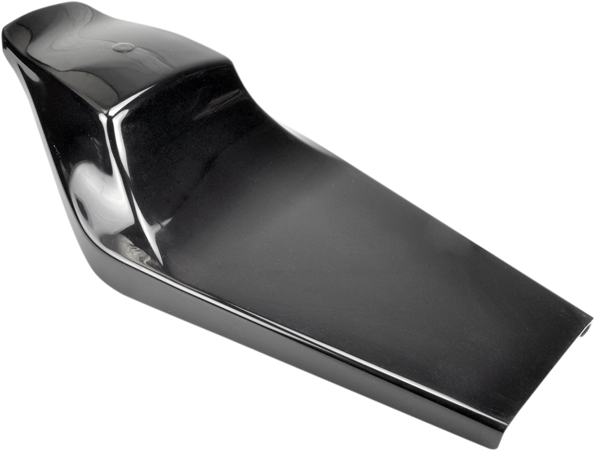 Bill's Exhausts SADDLEMEN Tracker Tail Section Z4205 motorcycle seat with sleek black design and detailed stitching.