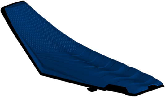 Blue and black ACERBIS X-Seat soft body for Husqvarna, featuring a sleek design with brand branding visible on the seat.