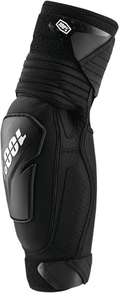 100% Fortis Elbow Guards - Black - S/M 70006-00001 - Howling Moto