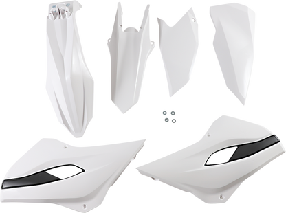 ACERBIS standard replacement body kit for vehicles, OEM 2393444584, shown in a natural view of the assembled body parts.