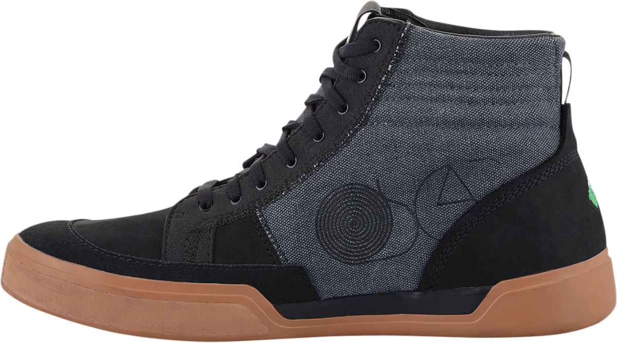 Alpinestars Grange black shoes for men, US 10.5, featuring a sleek design and durable construction.