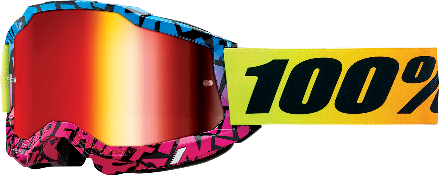 100% Accuri 2 UTV Goggles - KB43 Special - Red Mirror KB-50019-00002 - Howling Moto