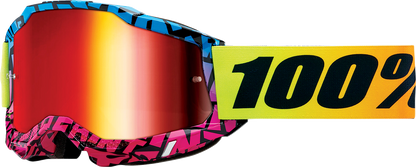 100% Accuri 2 UTV Goggles - KB43 Special - Red Mirror KB-50019-00002 - Howling Moto