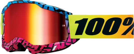 100% Accuri 2 UTV Goggles - KB43 Special - Red Mirror KB-50019-00002 - Howling Moto