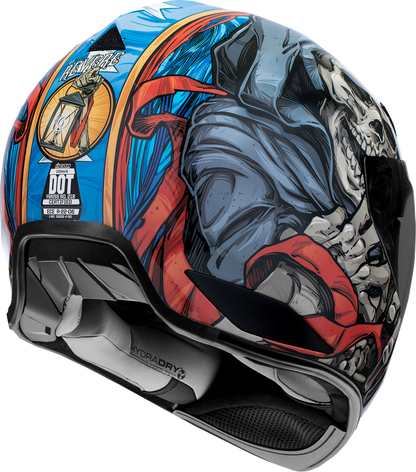 Bill's Exhausts ICON Domain™ Helmet Revere Glory 2XL helmet with sleek design and glossy finish, shown from the side.