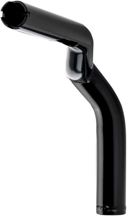 Black BILTWell Tyson XL pullback motorcycle handlebars, 8-inch handlebar with a sleek design for custom chopper bikes.