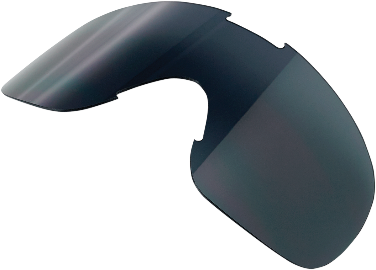 BILTWELL Overland Goggle Lens in Smoke color, designed for motorcycle goggles, featuring a clear view and durable construction.